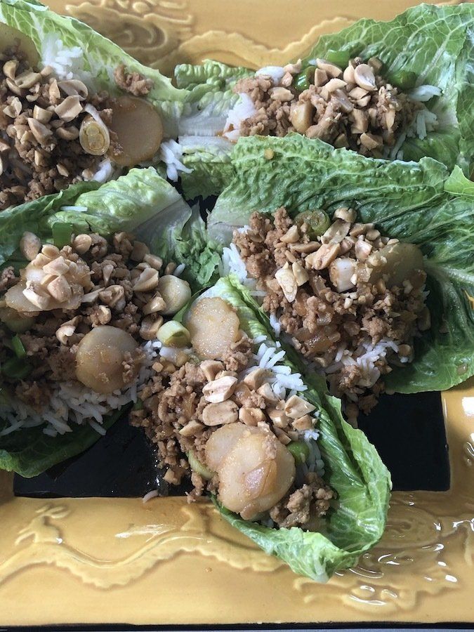 Asian Chicken Lettuce Wraps – PF Chang Style